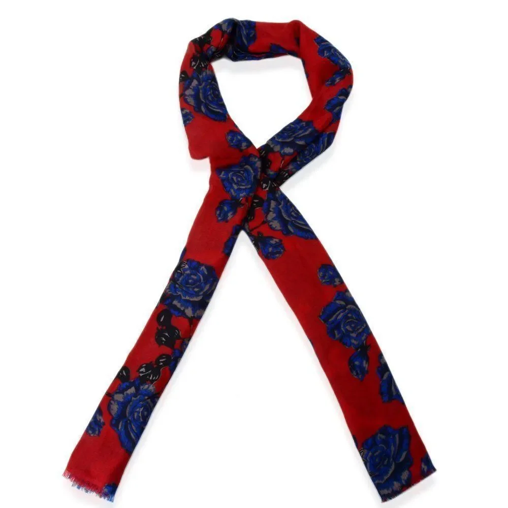 J Francis Scarf Red and Blue